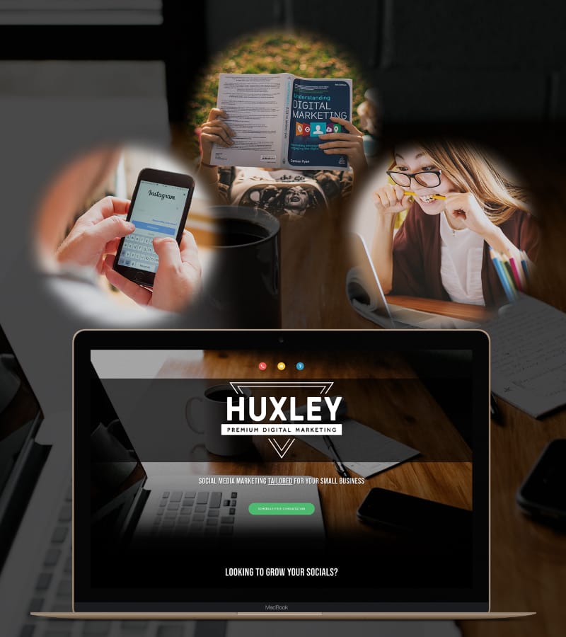 Huxley Premium Digital Marketing Hero Image